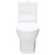 Lillian Tornado Flush Back-to-Wall Toilet Suite including S-Trap (160-230mm) Pan + Seat + R&T Cistern, Gloss White [306329]