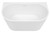 Alegra 1400 Back-to-Wall Freestanding Bath with Integrated Overflow White [306355]