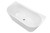 Alegra 1500 Back-to-Wall Freestanding Bath White [306338]