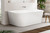 Alegra 1700 Back-to-Wall Freestanding Bath White [306336]