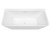 Aria 1500 Back-To-Wall Freestanding Bath with Integrated Overflow White [306350]