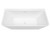 Aria 1690 Back-to-Wall Freestanding Bath with Integrated Overflow White [306343]