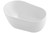 Cosmo 1300 Freestanding Bath with Integrated Overflow White [306356]