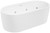 Elisi 1700 Freestanding Spa Bath 12 Jets with Integrated Overflow White [306359]