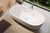 Elisi 1700 Freestanding Spa Bath 12 Jets with Integrated Overflow White [306359]