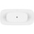 Lola 1700 Freestanding Bath with Integrated Overflow White [306335]
