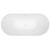 Regent 1700 Freestanding Bath with Integrated Overflow White [306349]