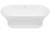 Regent 1700 Freestanding Bath with Integrated Overflow White [306349]