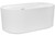 Viva 1700 Fluted Freestanding Bath with Integrated Overflow White [306354]