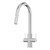 Xssence 316 Stainless Steel Square Gooseneck Xpressfit Retractable Tap with Lever Handles Chrome [306149]