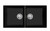 Double Bowl Undermount Sink Matte Black [302247]