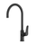 Verona Gooseneck Sink Mixer Matte Black LF [302392]
