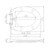 Soft Close Toilet Seat Duroplastic Heavy Duty White [156905]