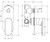 Empire Slim Wall Mixer with Diverter Large Oval Plate Vertical Chrome [307801]