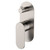 Empire Slim Wall Mixer with Diverter Large Oval Plate Vertical Brushed Nickel [307765]