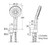 Empire Slim Hand Shower Round Plate Chrome [307778]