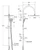 Empire Slim Curved Twin Shower Chrome [307773]
