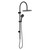 Empire Slim Curved Twin Shower Matte Black [307780]