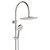 Empire Slim Curved Twin Shower Brushed Nickel [307760]