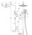 Empire Slim Deluxe Twin Shower Chrome [307776]