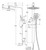 Empire Slim Deluxe Twin Shower Matte Black [307779]