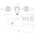 Cromford Basin / Bath Wall Tap Set Matte Black Lead Free [303944]