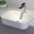 Luna Semi Recessed Basin Landing White 0 Tap Holes [180576]