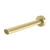Vivid Slimline Oval Wall Basin Outlet 180mm Brushed Gold [307962]