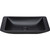 Classique Above Counter Solid Surface Basin 600mm x 345mm x 105mm Matte Black [190221]