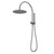 Liano II Compact Twin Shower with Overhead Gunmetal [310656]