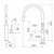 Liano II Pull-Out Sink Mixer Brushed Bronze Lead Free [310757]