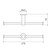 Liano II Double Toilet Roll Holder Gunmetal [310733]