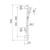 Liano II Rail Shower Brushed Brass [310745]