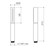 Liano II Handset Brushed Brass [310738]