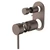 Liano II Bath or Shower Mixer with Diverter Trim Kit Rounded Cover Plate Brushed Bronze [310752]