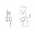 Liano II Bath or Shower Mixer with Diverter Trim Kit Rounded Cover Plate Brushed Bronze [310752]
