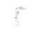 Mecca 2-in-1 Twin Shower Brushed Nickel [305745]