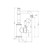 York Basin Mixer with White Porcelain Lever Brushed Nickel [305763]