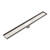 Tile Insert V Channel 900 x 106mm Floor Grate 80mm Outlet Brushed Nickel [305775]