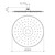 Rain Shower Rose Round (300mm) Brushed Bronze [311605]