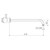 415mm Right Angled Shower Arm Brushed Bronze [311602]
