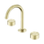 Serenity Basin Set Arc Spout with Metal Handle Brushed Gold [308804]