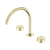 Serenity Bath or Kitchen Set Arc Spout with Metal Handle Brushed Gold [308555]