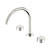 Serenity Bath or Kitchen Set Arc Spout with Metal Handle Brushed Nickel [308795]