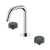 Serenity Basin Set Edge Spout with Verde Alpi Handle Chrome [308779]