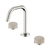 Serenity Basin Set Edge Spout with Rome Travertine Handle Brushed Nickel [308705]