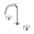 Serenity Basin Set Edge Spout with Metal Handle Brushed Nickel [308718]