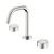 Serenity Basin Set Edge Spout with Metal Handle Brushed Nickel [308718]