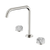 Serenity Bath or Kitchen Set Edge Spout with Arabescato Corchia Handle Brushed Nickel [308694]