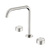 Serenity Bath or Kitchen Set Edge Spout with Metal Handle Brushed Nickel [308775]